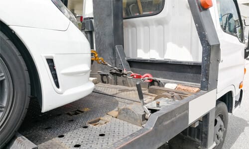 Garland Flatbed Tow Truck