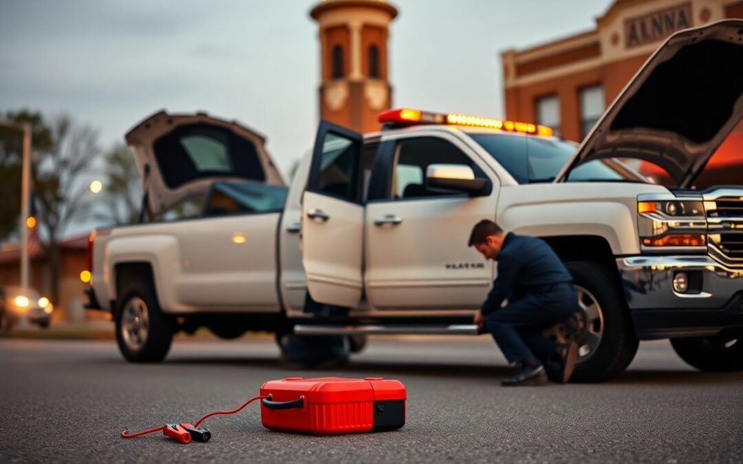 Can a tow truck help with a dead battery in Anna TX