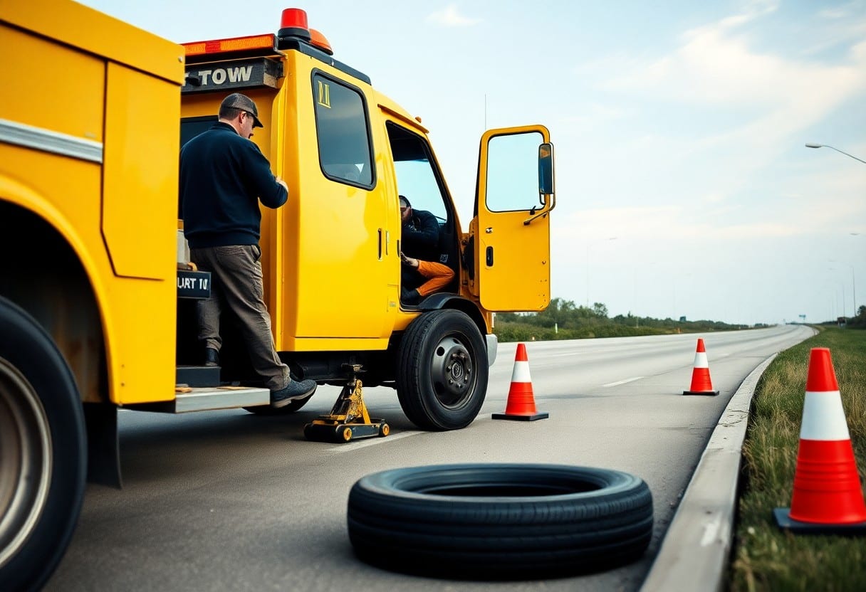 Tow Truck Tire Change In Frisco Tx Mmr