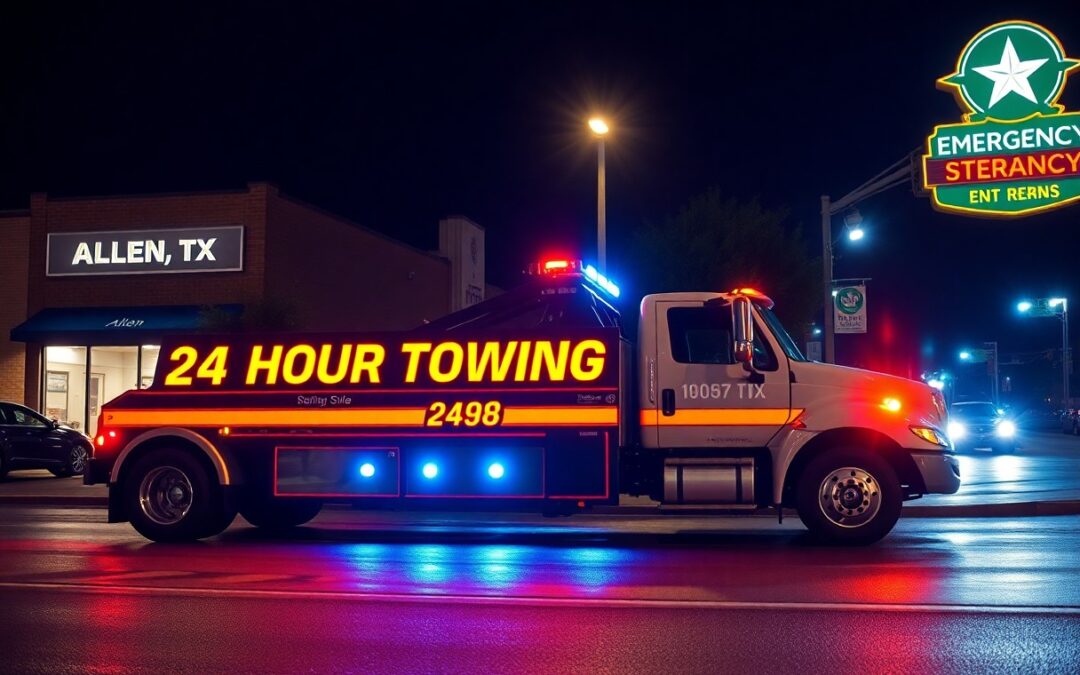 Is 24 hour towing available in Allen TX