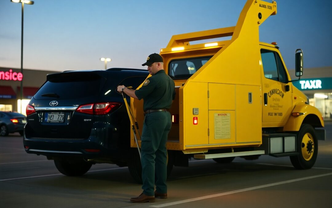 Can a tow truck unlock my car in Allen TX