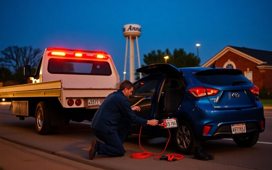 Can a tow truck help with a dead battery in Anna TX