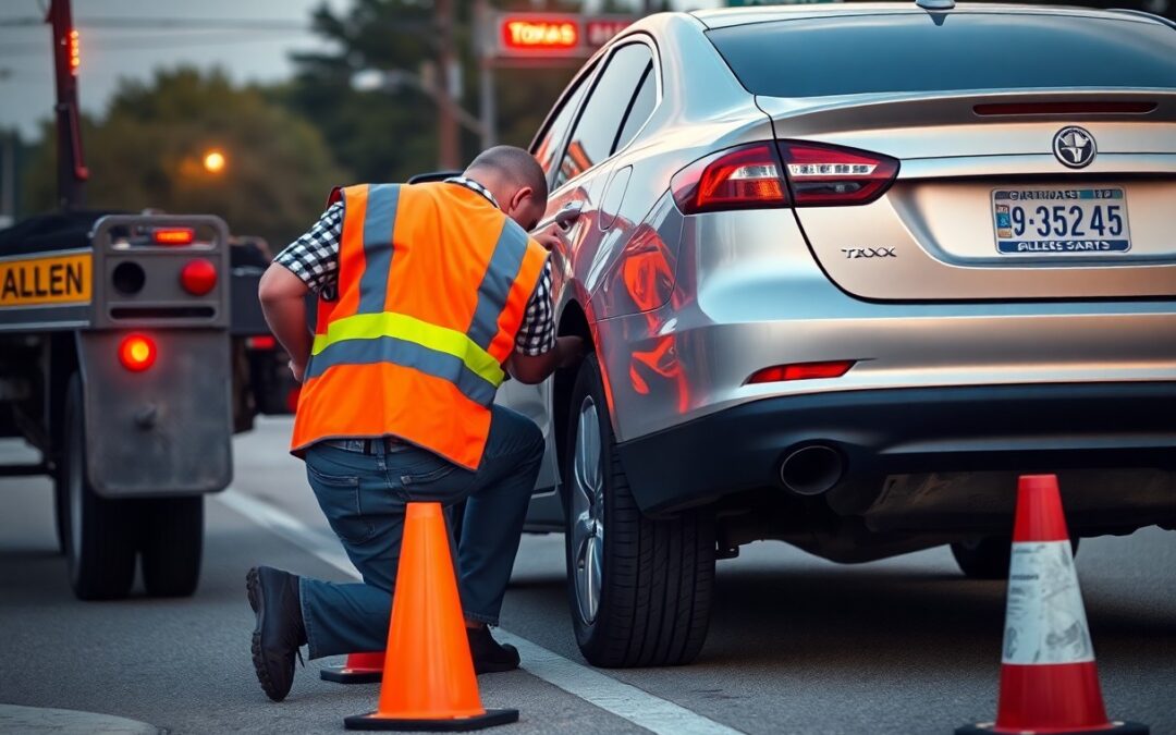 Do tow trucks handle flat tires in Allen TX