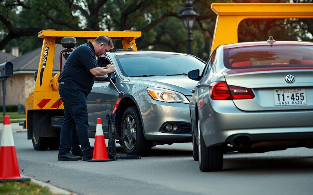 Can a tow truck change a flat tire in Lucas TX