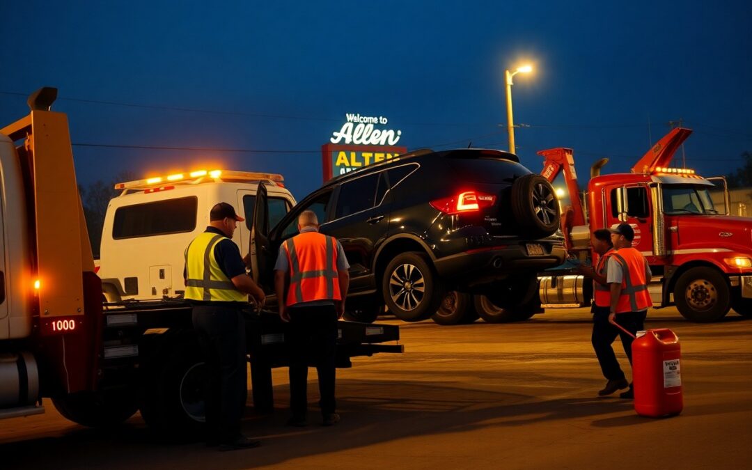 What towing services are available near me in Allen TX