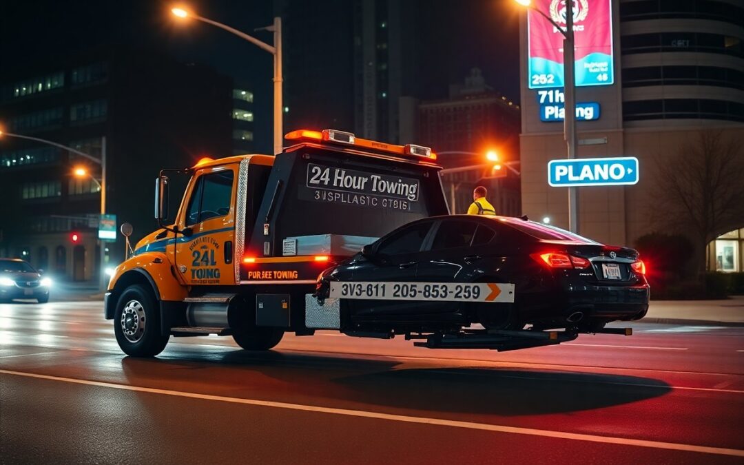 Who offers 24 hour towing in Plano TX