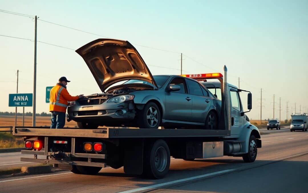 Can a tow truck help with engine failure in Anna TX