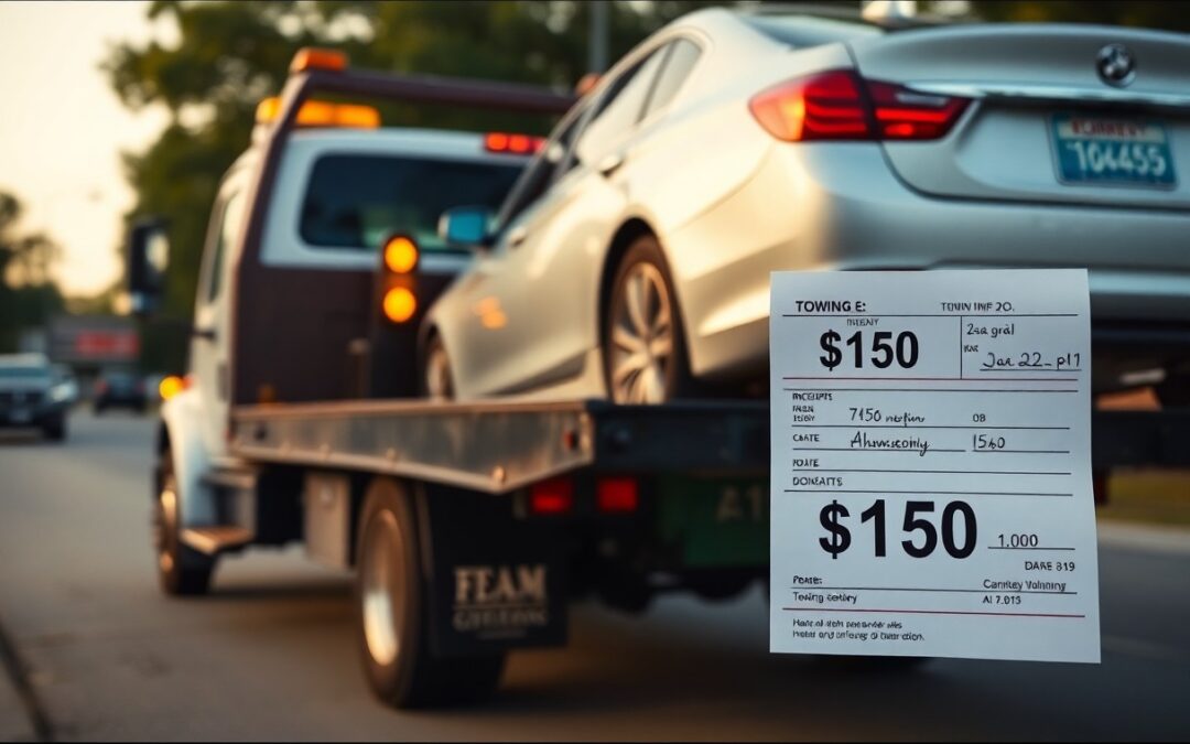 How much does towing cost in McKinney TX