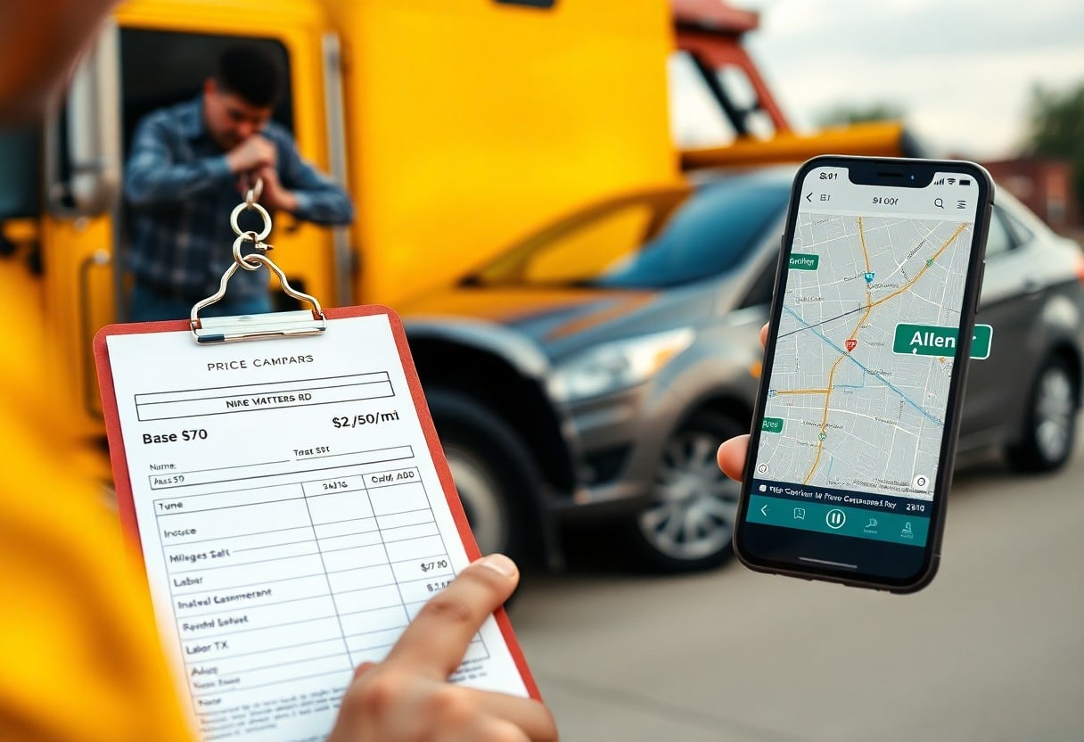 Allen Tx Local Towing Cost Ltl