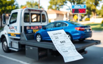 How Much Does Local Towing Cost In Allen Tx