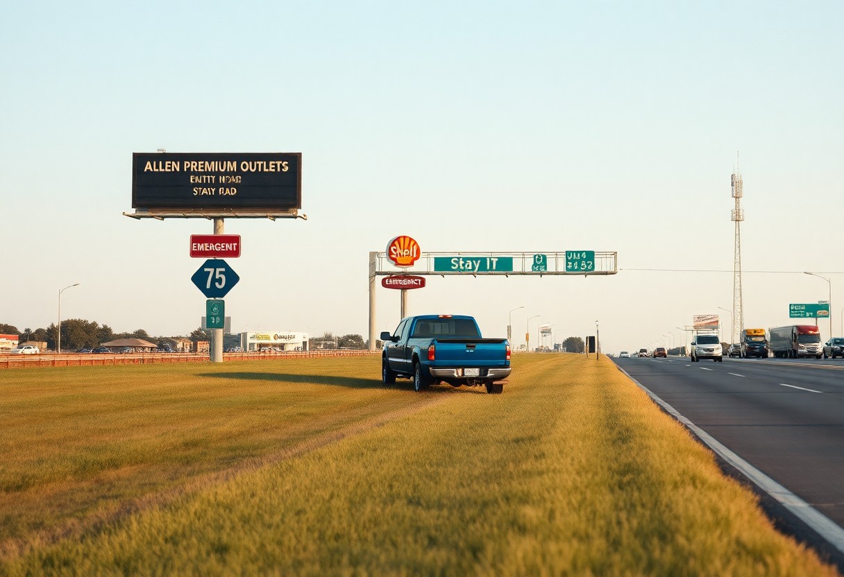 Car Breaks Down On Highway 75 In Allen Tx Qwr
