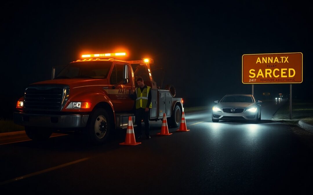 Is roadside assistance available late at night in Anna TX