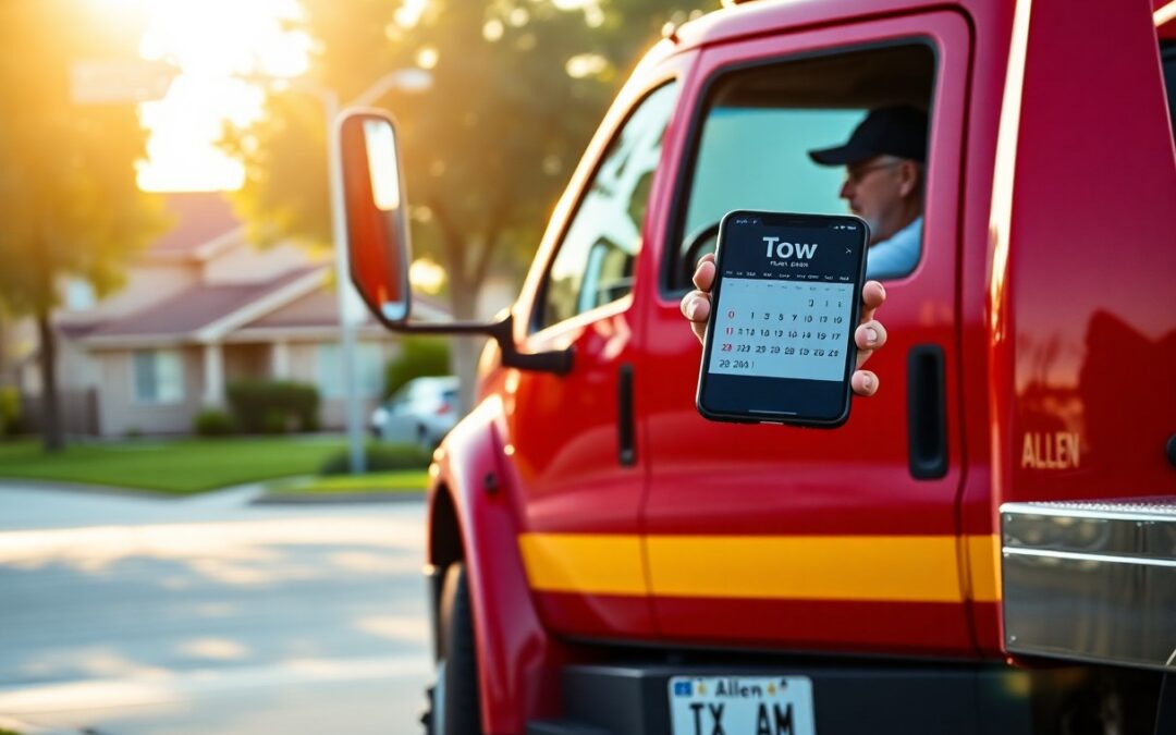 Can I schedule a tow truck in advance in Allen TX