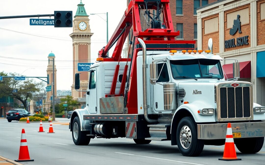 What towing options are available near downtown Allen TX